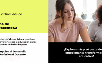 Docentes 42: El nuevo programa de Virtual Educa que premia la excelencia Banner Docentes42